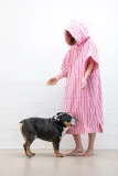 Полотенце банное Bongusta poncho Naram L/XL, хлопок, розовый — фото 2