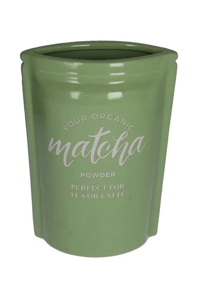 Ваза Inne home & lifestyle Matcha, керамика, 22,5 см, зелёный