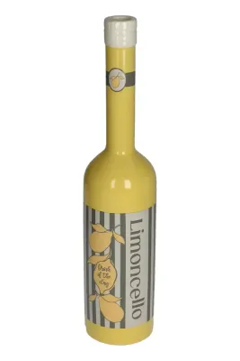 Ваза Inne home & lifestyle Limoncello, керамика, 35 см, разноцветный