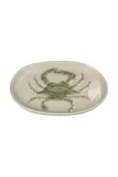 Поднос Нет бренда home & lifestyle Crab, стекло, 3 18 28,8 см, бежевый — фото 2