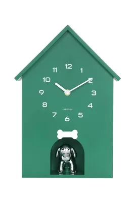 Настенные часы Karlsson Dog House, зелёный
