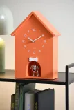 Настенные часы Karlsson z dzwiekiem Dog House, стекло, оранжевый — фото 5
