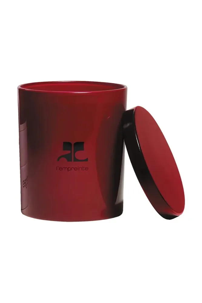 Courrèges Ароматическая свеча Courr ges L'EMPREINTE Bougie parfum e 190 GR, соевый воск, бордовый
