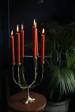 Подсвечник Doing Goods Misty, латунь, 27 см, жёлтый — фото 2