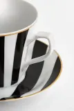 Чашка с блюдцем La Mania Stripes, фарфор, 200 мл, разноцветный — фото 2