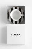 Чашка с блюдцем La Mania Stripes, фарфор, 200 мл, разноцветный — фото 3