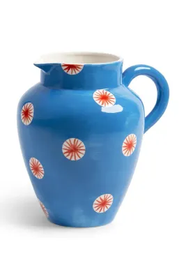 Кувшин &K Amsterdam, festivo blue multicolor 2192-06, 3000 мл, каменная керамика