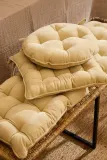 Декоративная подушка Calma House na krzeslo Velour, хлопок, 40 10 см, бежевый — фото 4