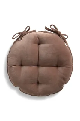 Декоративная подушка Calma House na krzeslo Velour, 40 10 см, коричневый