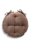 Декоративная подушка Calma House na krzeslo Velour, 40 10 см, коричневый — фото 1