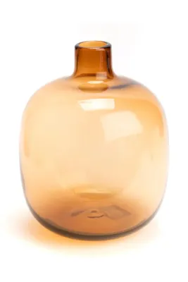 Ваза Inne home & lifestyle, стекло, 25 см, оранжевый