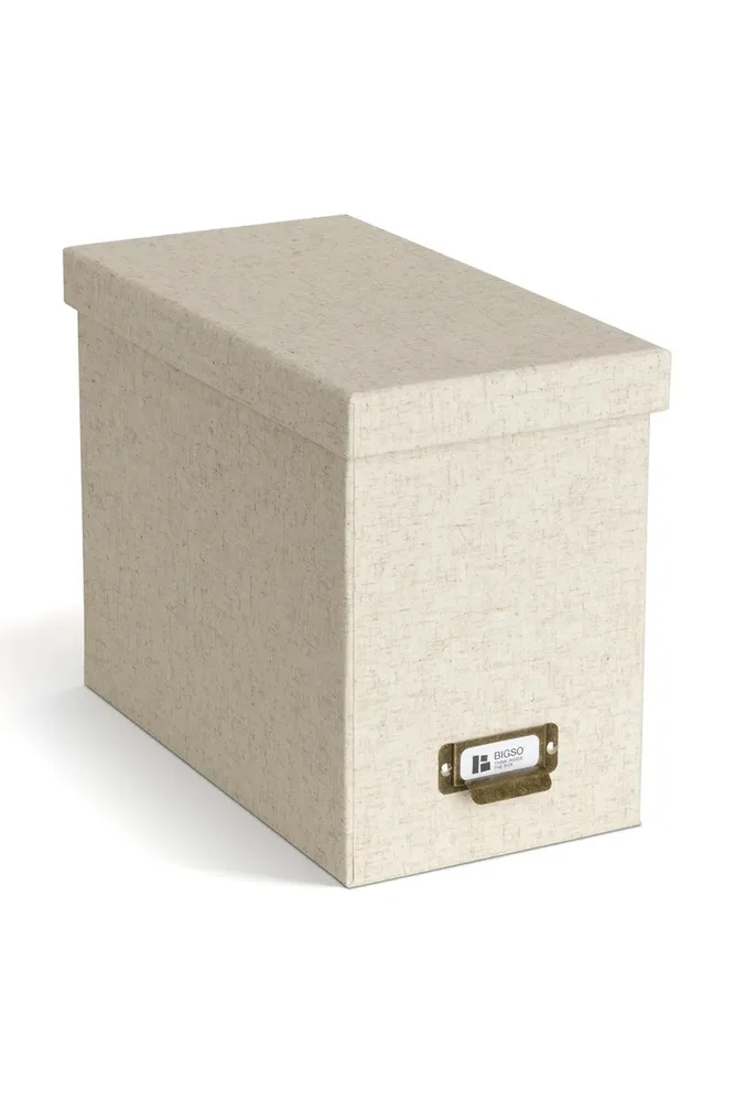 Коробка для хранения Bigso Box of Sweden Johan, ДВП, 18,5 35 27 см, бежевый