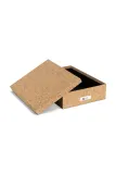 Коробка для хранения Bigso Box of Sweden Oskar A4, ДВП, 26 35 8,5 см, коричневый — фото 2