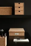 Коробка для хранения Bigso Box of Sweden Oskar A4, ДВП, 26 35 8,5 см, коричневый — фото 3