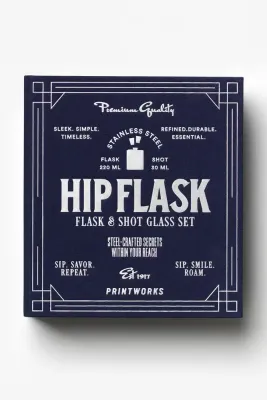 Фляга Printworks Hip, синий