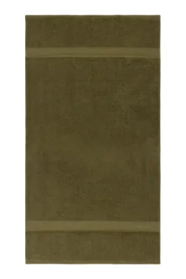 Полотенце банное Ralph Lauren DULANEY Olive, хлопок, 75 120 см, зелёный