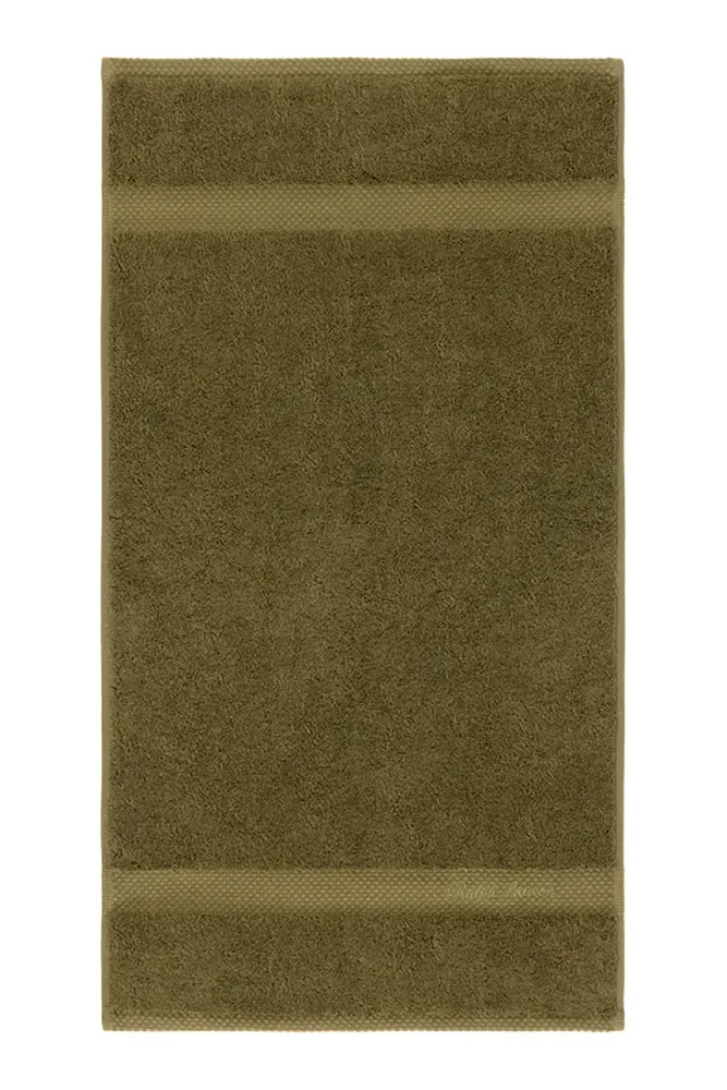 Полотенце для лица Ralph Lauren DULANEY Olive, хлопок, 42 70 см, зелёный