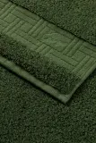 Полотенце для лица Kenzo KWEAVE Kaki, хлопок, 45 70 см, зелёный — фото 3