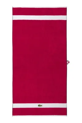 Полотенце банное Lacoste LCASUAL Bigarreau, хлопок, 90 120 см, фиолетовый