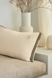 Декоративная наволочка Boss na lniana CLAYTON Milk, лён, 31 55 см, белый — фото 4