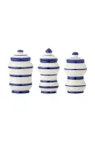 Контейнер для хранения продуктов Bloomingville Maynard 525 / 370 / 325 мл 3-pack, силикон, тёмно-синий — фото 1