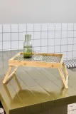 Поднос House Doctor sniadaniowa drewniana, дерево, 50 35 4,5 см, бежевый — фото 2