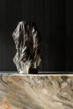 Ваза S p Collection, керамика, 28,5 см, серебристый — фото 4