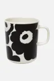 Кружка Marimekko, каменная керамика, 250 мл, чёрный — фото 1