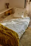Декоративная наволочка Calma House, хлопок, 60 60 см, бежевый — фото 3