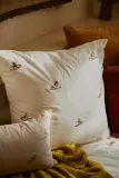Декоративная наволочка Calma House, хлопок, 60 60 см, бежевый — фото 4
