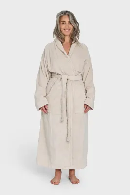 Полотенце банное Bongusta szlafrok S/M BON103, хлопок, бежевый