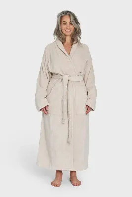 Полотенце банное Bongusta szlafrok L/XL BON103, хлопок, бежевый