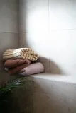 Полотенце для лица Bongusta, хлопок, 30 50 см, бежевый — фото 2