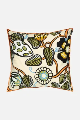 Декоративная наволочка Marimekko, хлопок, 50 50 см, бежевый