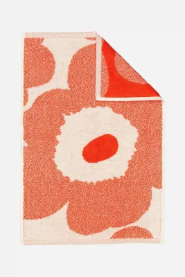 Полотенце для лица Marimekko, хлопок, 32 50 см, оранжевый