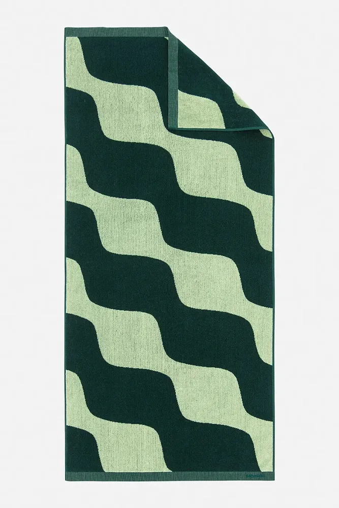 Полотенце банное Marimekko, хлопок, 70 120 см, зелёный