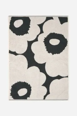 Полотенце для лица Marimekko, хлопок, 50 70 см, чёрный