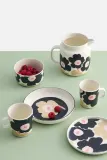 Тарелка закусочная Marimekko z kamionki, каменная керамика, 20,5 см, разноцветная — фото 2