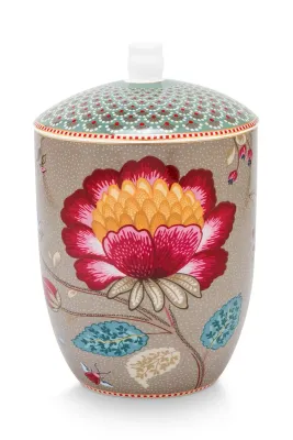 Контейнер для хранения продуктов Pip Studio porcelany 1,5 л 51009043, стекло, зелёный