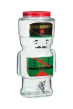 Новогоднее украшение Affek Design dystrybutor wody z i kranikiem, нержавеющая сталь, зелёный — фото 1