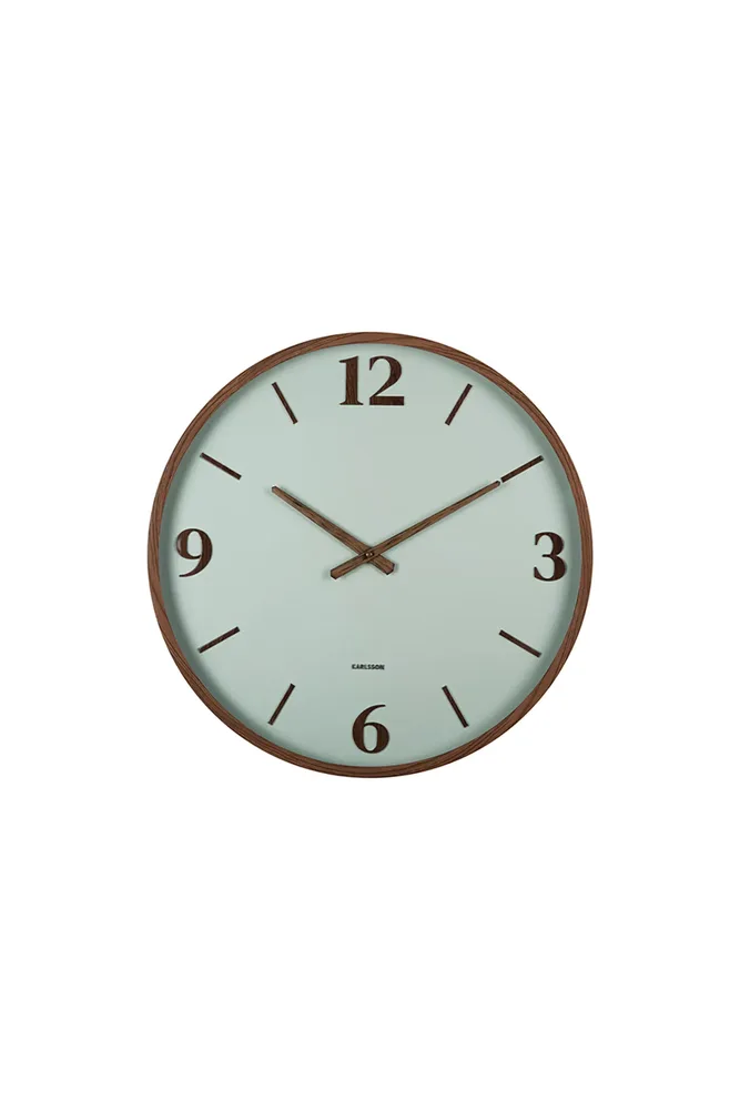 Настенные часы Karlsson z tworzywa sztucznego KA6087GR, дерево