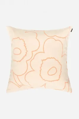 Декоративная наволочка Marimekko 074645-120, хлопок, 50 50 см, бежевый
