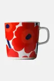 Кружка Marimekko, каменная керамика, 400 мл, красный — фото 1