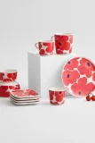 Кружка Marimekko, каменная керамика, 400 мл, красный — фото 2