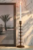 Подсвечник Riviera Maison, алюминий, коричневый — фото 2