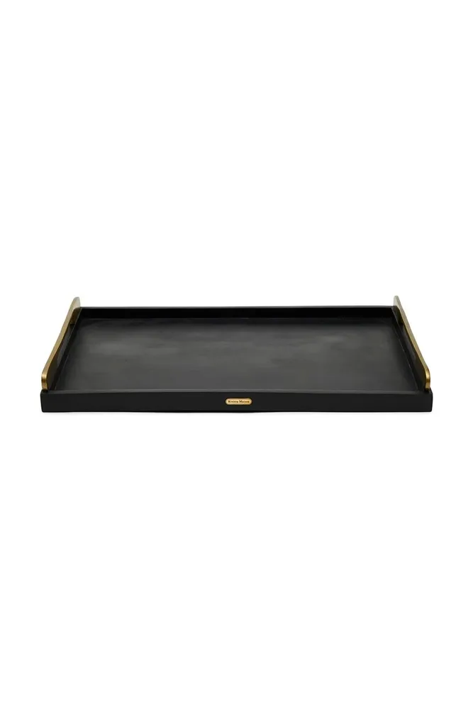 Поднос Riviera Maison drewna mango 461590, дерево, золотой