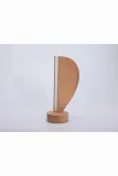 Настольная лампа Gingko Design bezprzewodowa papieru 18,2 x 7,2 x, дерево, LED, бежевый — фото 2