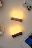 Настольная лампа Gingko Design bezprzewodowa drewna orzechowego 8 x 2,5 x, дерево, LED, бежевый — фото 2