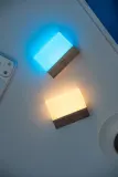Настольная лампа Gingko Design bezprzewodowa drewna orzechowego 8 x 2,5 x, дерево, LED, белый — фото 5