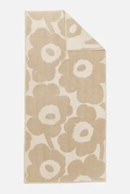 Полотенце банное Marimekko, хлопок, 70 120 см, бежевый